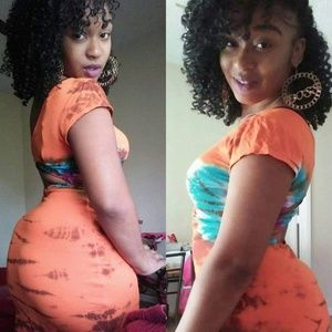 Apple Bottom tie dye dress